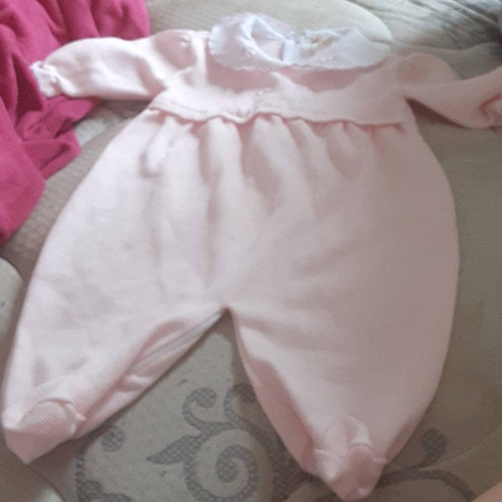 Baby girl sleeper. Its a Savannah baby brand